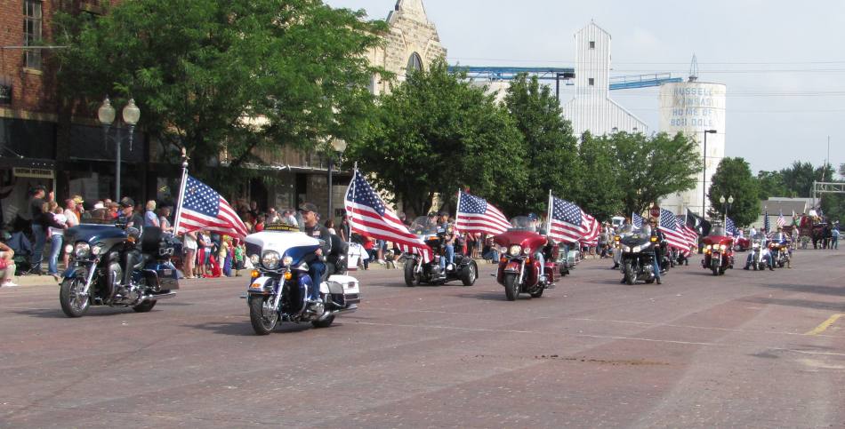 Great Bend American Legion Riders - Prairiesta Parade