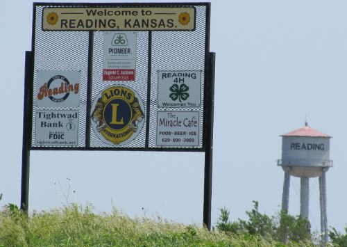 Welcome to Reading, Kansas