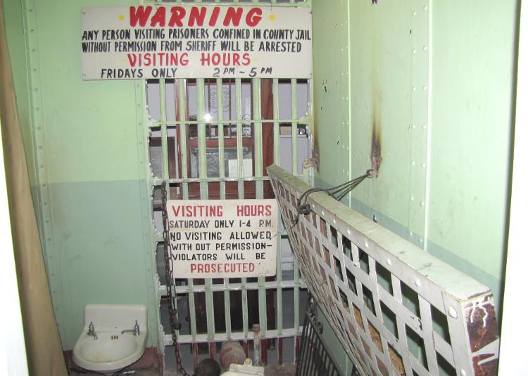 Wilson Counnty jail cell