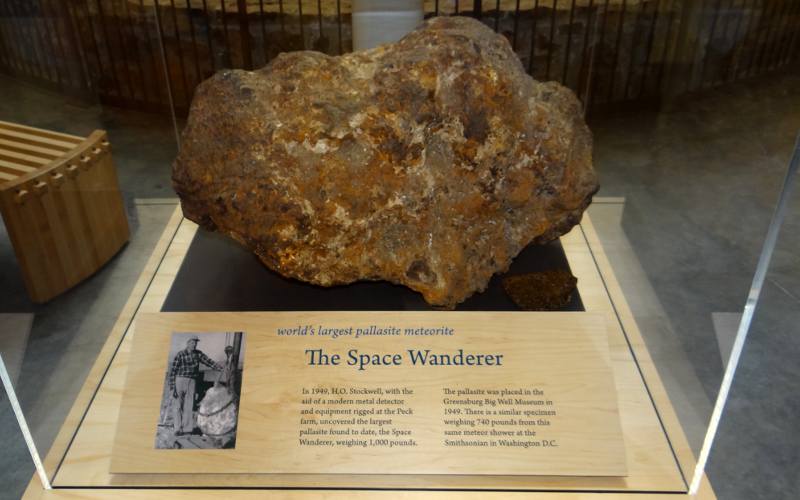 World's Largest Pallasite Meteorite - Greensburg, Kansas