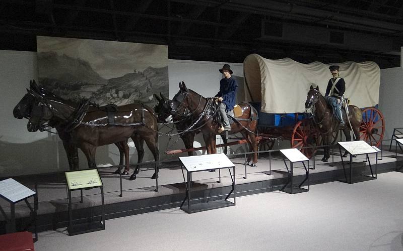 Frontier Army Museum freight wagon