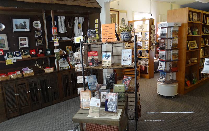Gift shop at FOrt Leavenworth Frontier Army Museum