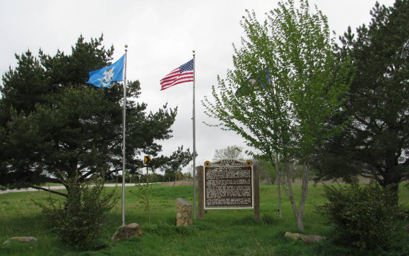 Prudence Crandall Kansas Historical Marker - Elk Falls, Kansas