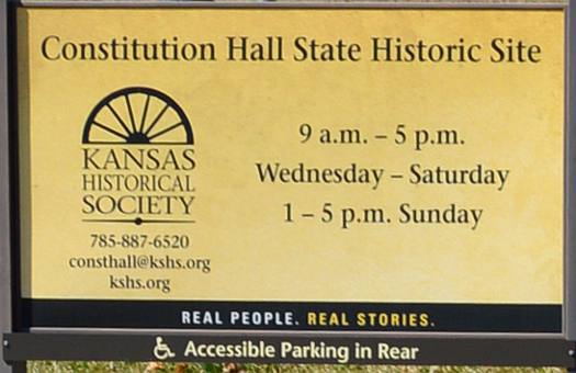 Lecompton Constitution Hall State Historic Site