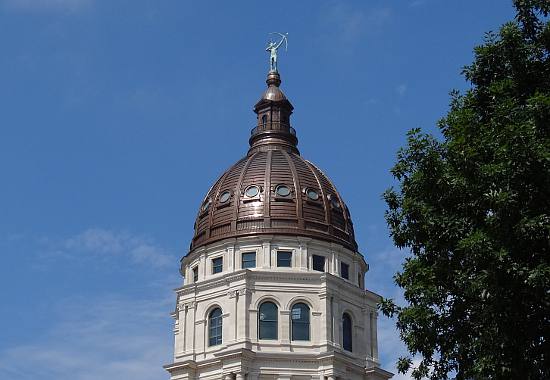 Kansas State Capitol Dome - Topeka, Kansas