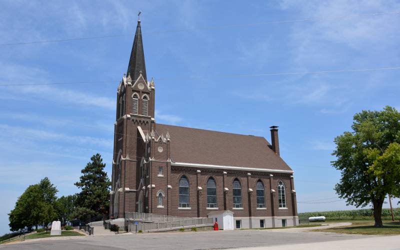 St. Bede's Parish Church in Kelly, Kansas