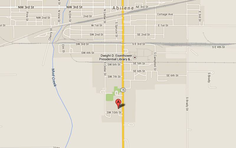 Bow Studio and Gallery Map - Abilene, Kansas