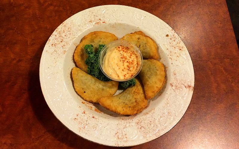 Bison Empanadas at RJ's Bob-Be Que Shack