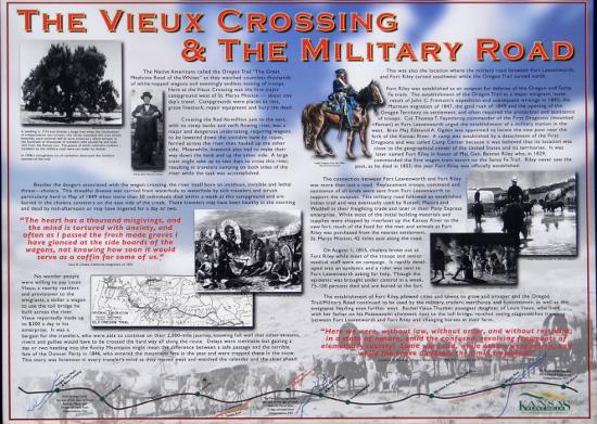 Vieux Crossing and the Military Road