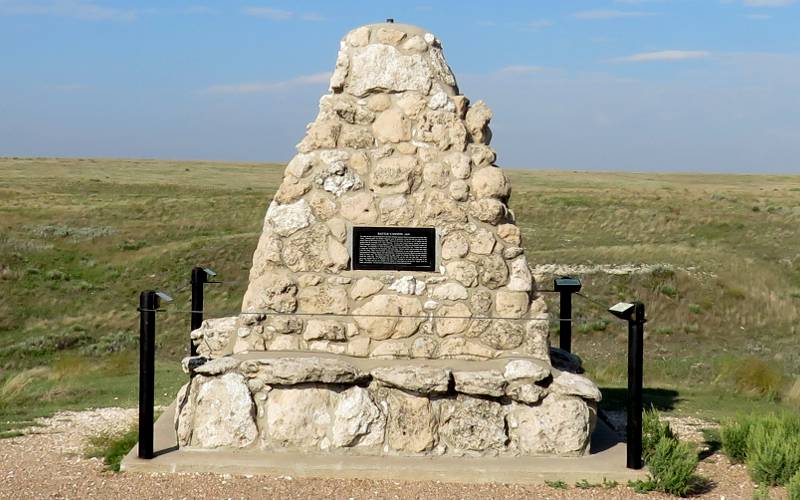 Battle Conyon Monument - Scott County, Kansas