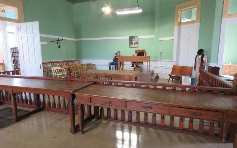 Logan County courtroom