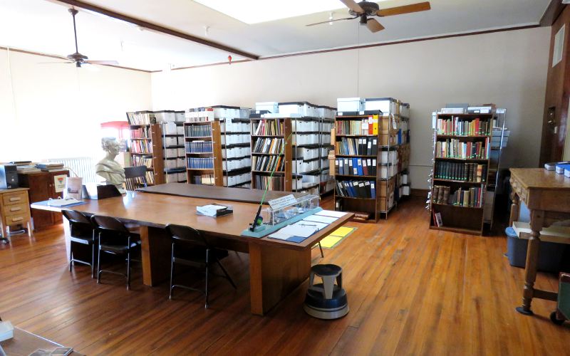 Research library and archives at the Harvey County Historical Museum
