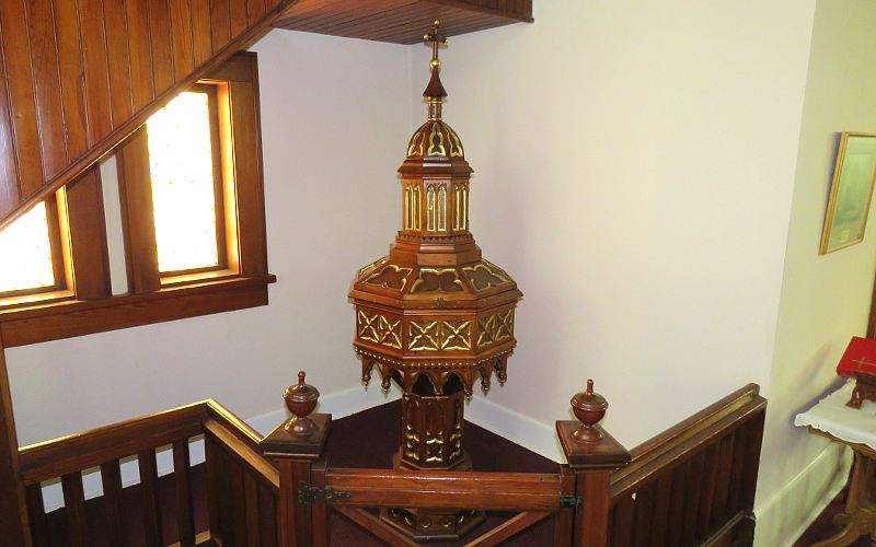 Baptismal Font in Immaculate Conception Catholic Church