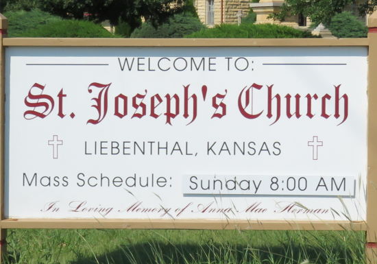 St. Joseph's Church - Liebenthal, Kansas