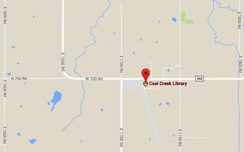 Coal Creek Library Map - Vinland, Kansas