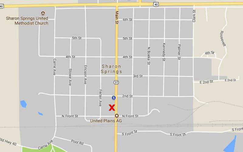Rheas Pump Organ Museum Map - Sharon Springs, Kansas