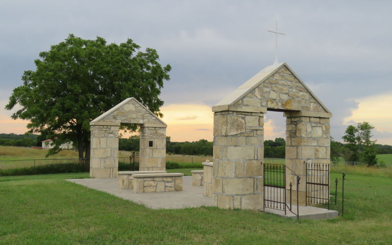 St. Patrick's Mission Church Memorial - Chapman, Kansas
