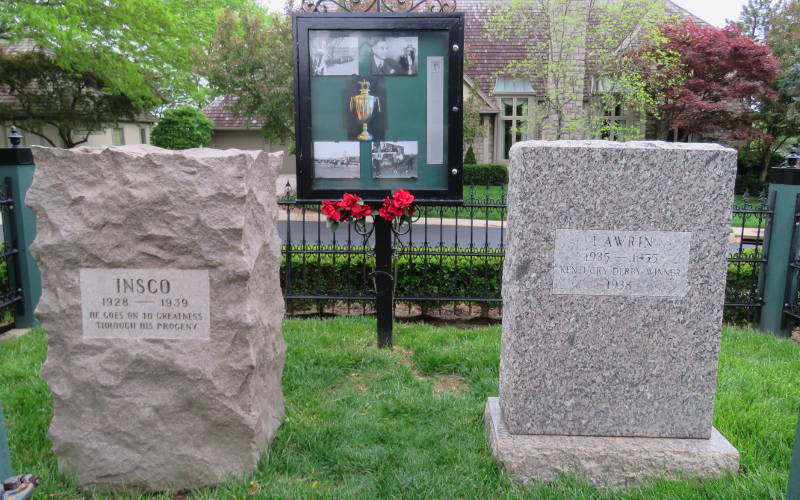 Insco and Lawrin graves and headstones
