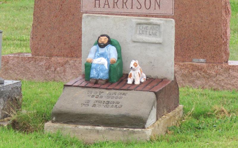 Roy Lane grave - Hoisington City Cemetery