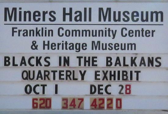 Miners Hall Museum - Franklin, Kansas