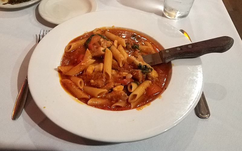 Chicken Pomodoro at Luigi's Italian Restaurant