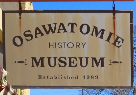 Osawatomie History Museum - Osawatomie, Kansas