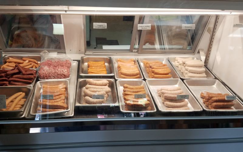 Warner's sausage counter