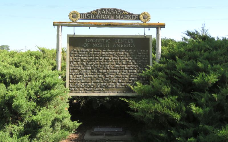 Geodetic Center Of North America Osborne Kansas