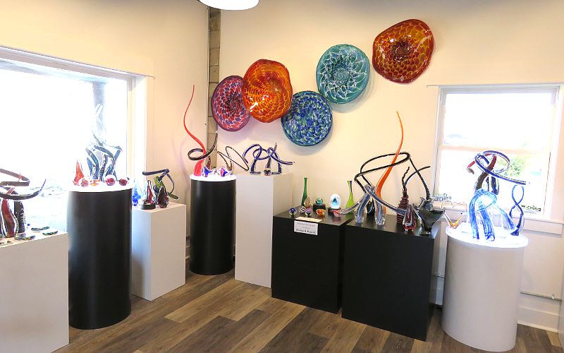 Gallery at Infinity Art Glass in Benton, Kansas