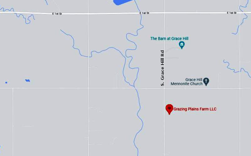 Grazing Plains Farm Map - Whitewater, Kansas