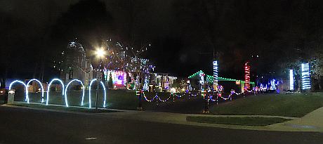 Antioch Road Christmas Display - Overland Park, Kansas