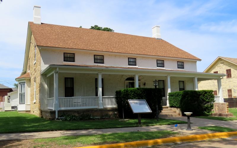 Custer House at the Kansas Soldiers' Home at Fort Dodge