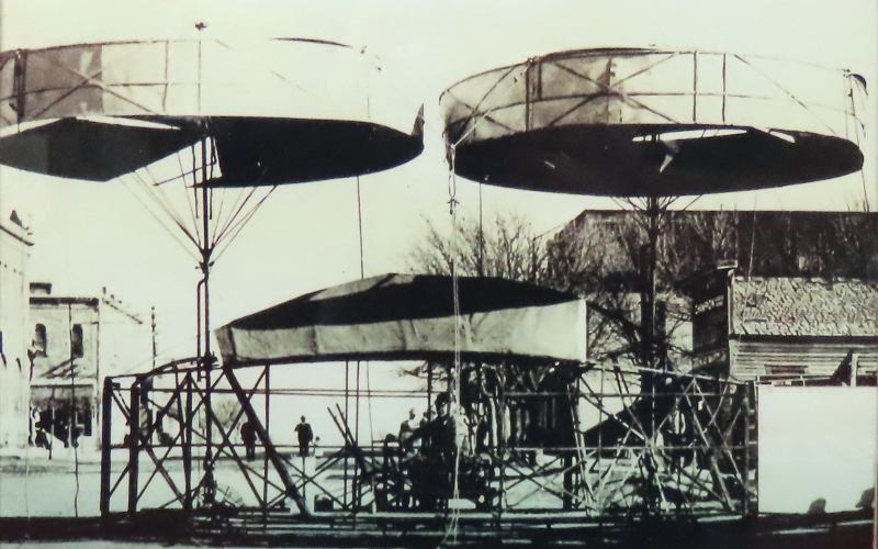 A.E. Hunt's Rotary Aeroplane - Jetmore, Kansas