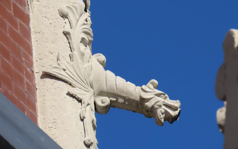 Gargoyle water spout