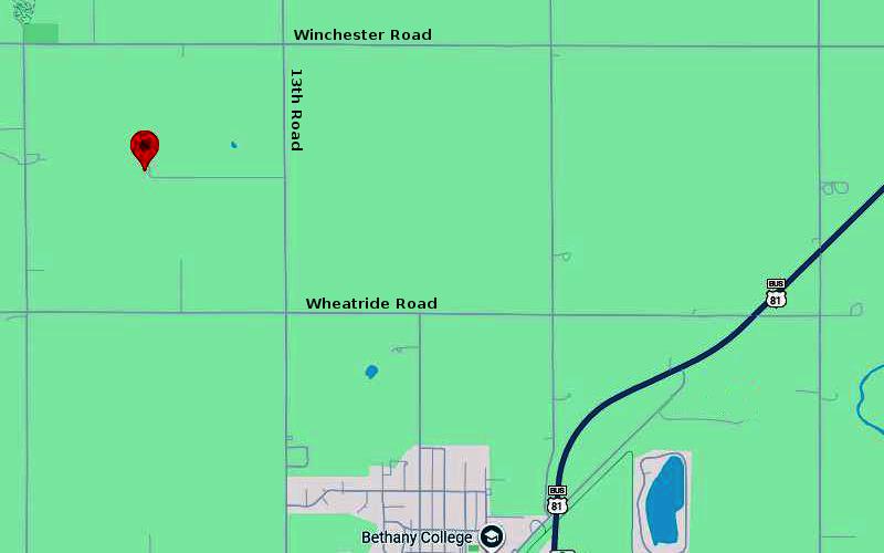 Peterson Farm Brothers Sunflower Trails Map - Lindsborg, Kansas