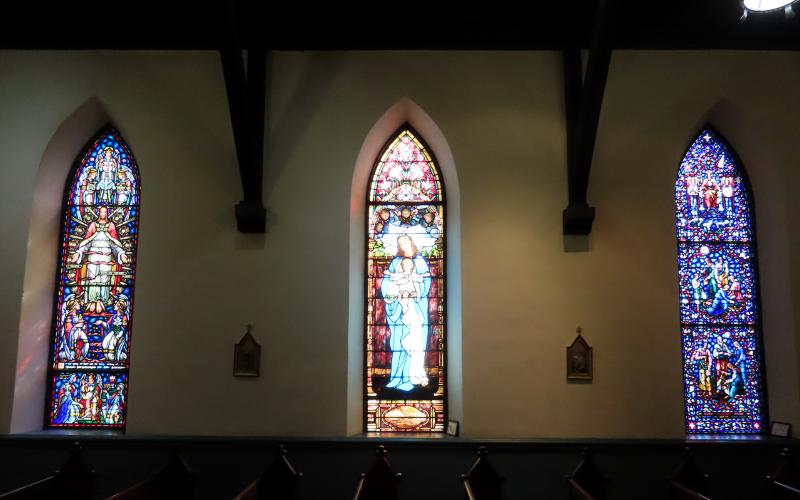 Stained glass windows - Trinity Episcopal Church - Atchison, Kansas