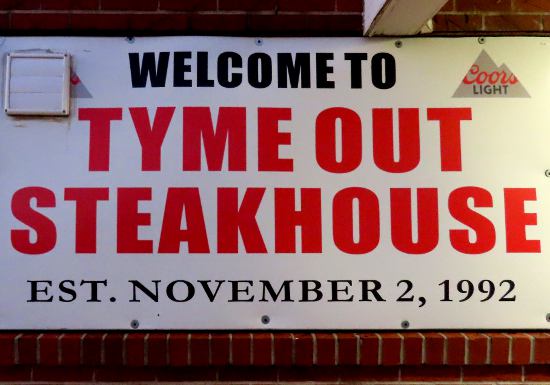 Tyme Out Steakhouse - Junction City, Kansas