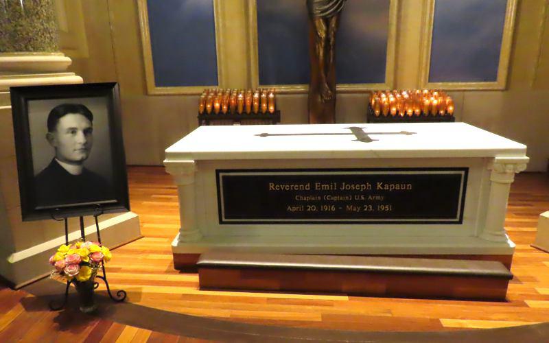 Father Emil J. Kapaun Tomb - Cathedral of the Immaculate Conception
