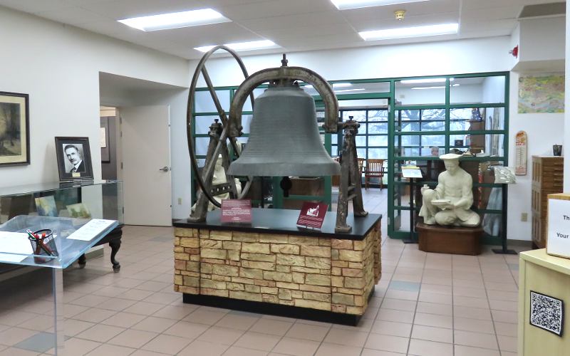 Bell cast at  Stuckstede Bell Foundry in St. Louis, Missouri