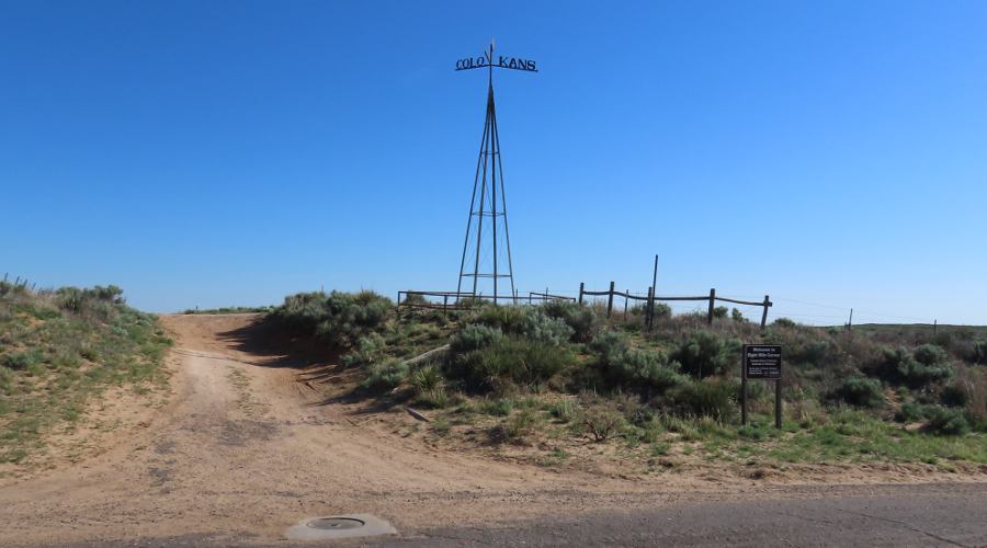 Colorado, Kansas, Oklahoma Tripoint Marker