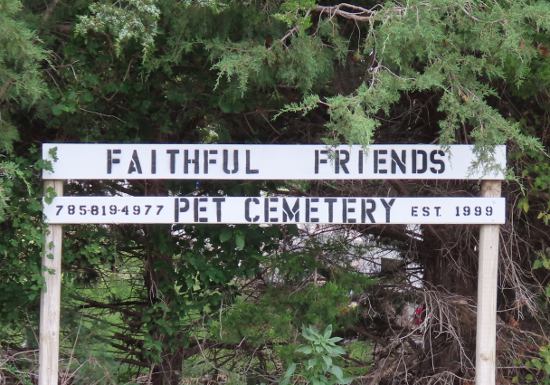 Faithful Friends Pet Cemetery - Solomon, Kansas