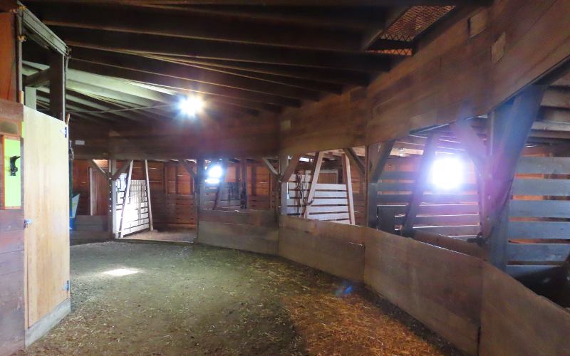 Fromme-Birney Round Barn stalls