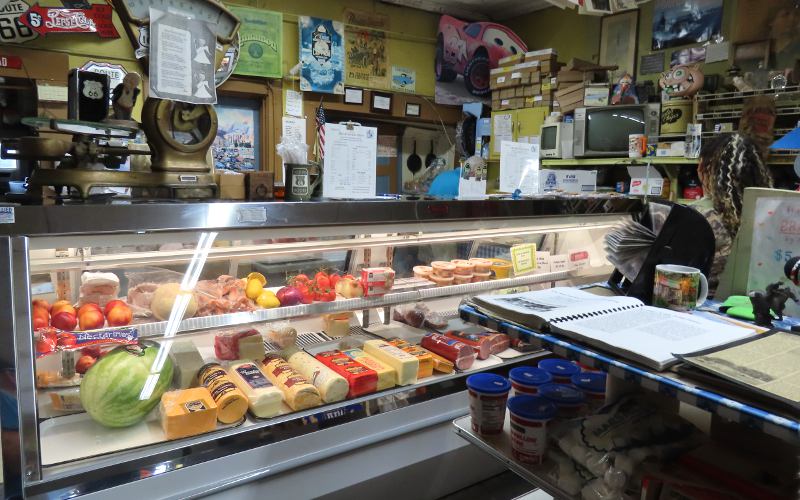 Deli counter at Eisler Bros. Old Riverton Store