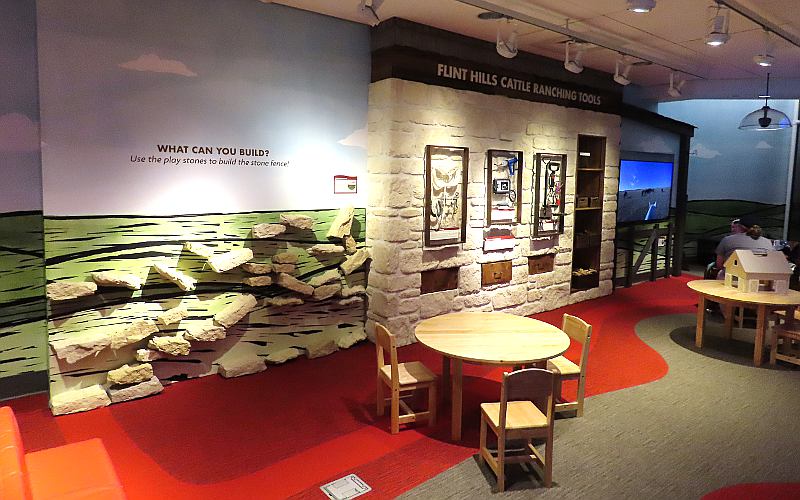 Stepping into the Prairie children's learning area