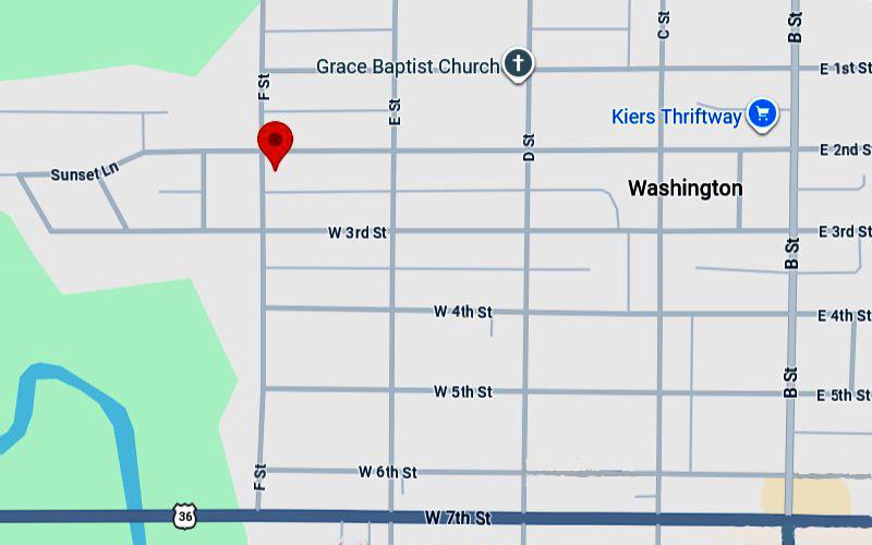 Herrs Memory Lane Map - Washington, Kansas
