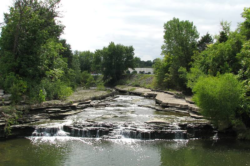 Turkey Creek Waterfall Park - Merriam, Kansas