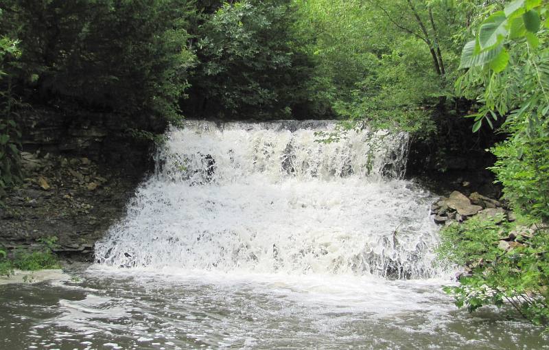 Upper Idlewild Falls - Lake Idlewild, Kansas