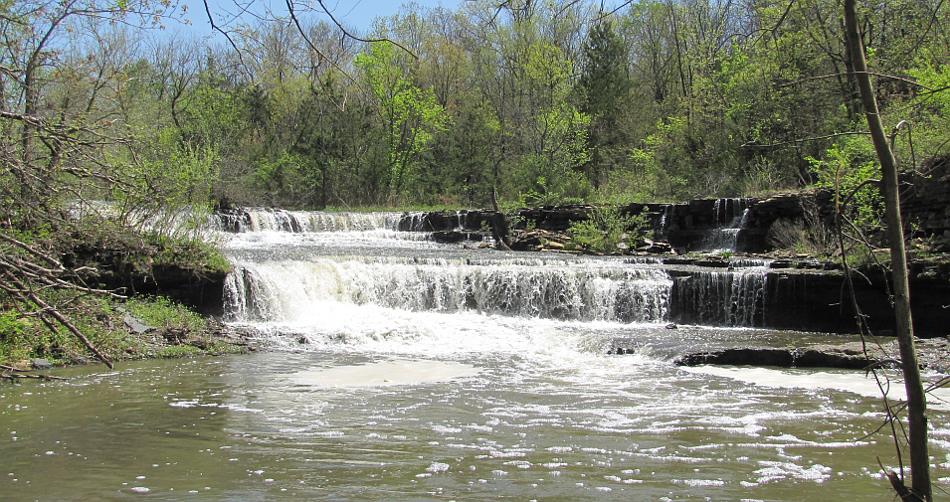 Rock Creek Lake Waterfall