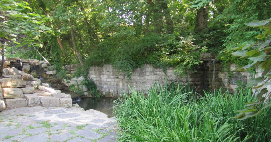 Central Park Spring and Waterfall