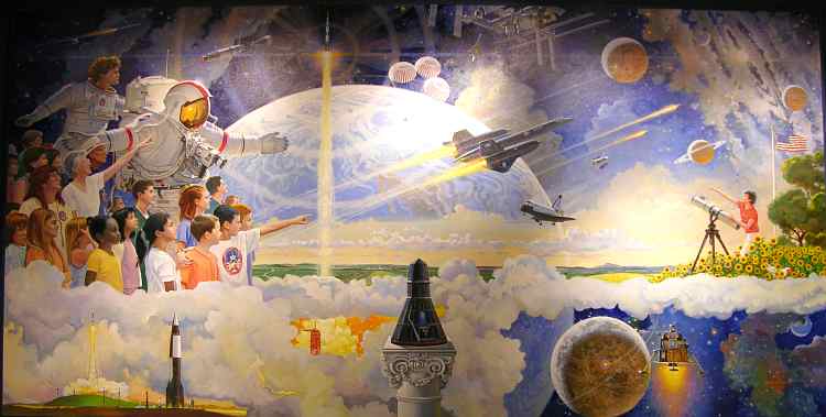 Kansas Cosmosphere painting - Dream by Robert McCall